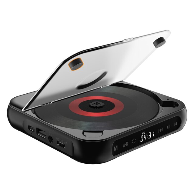 Reproductor de CD Portable, Bluetooth 5.3
